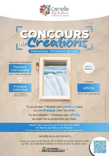 Affiche concours créations 2024