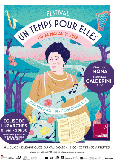 Affiche Festival Un Temps pour Elles 2024