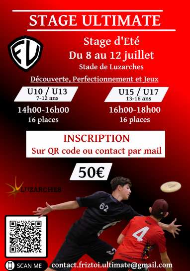 Ultimate stage d'été 2024