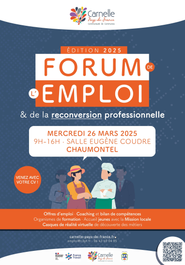 Affiche Forum de l'emploi 2025