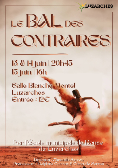 Affiche spectacle danse 2025