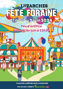 Affiche Fête foraine 2024