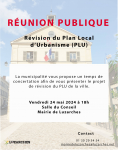 Affiche réunion PLU 2024