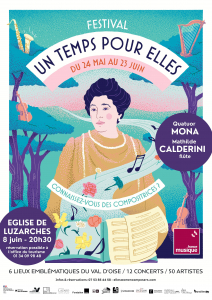 Affiche Festival Un Temps pour Elles 2024