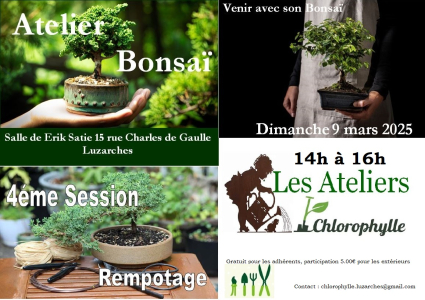 Affiche atelier taille des rosiers 2025
