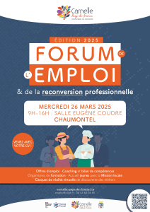 Affiche Forum de l'emploi 2025