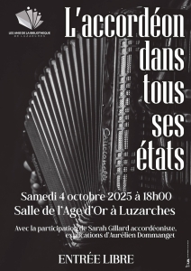 Affiche conférence accordéon